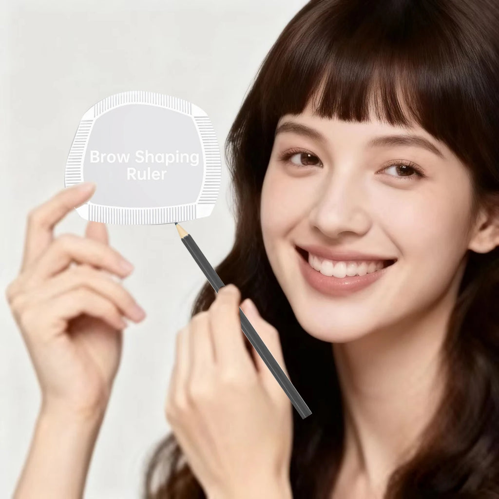 1PC Brow Mapping Ruler Eyebrow Shaping Ruler 1 Minute Fast Drawing Design Brow Easy Tool Microblading Permanent Mekup Stencils
