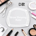 1PC Brow Mapping Ruler Eyebrow Shaping Ruler 1 Minute Fast Drawing Design Brow Easy Tool Microblading Permanent Mekup Stencils