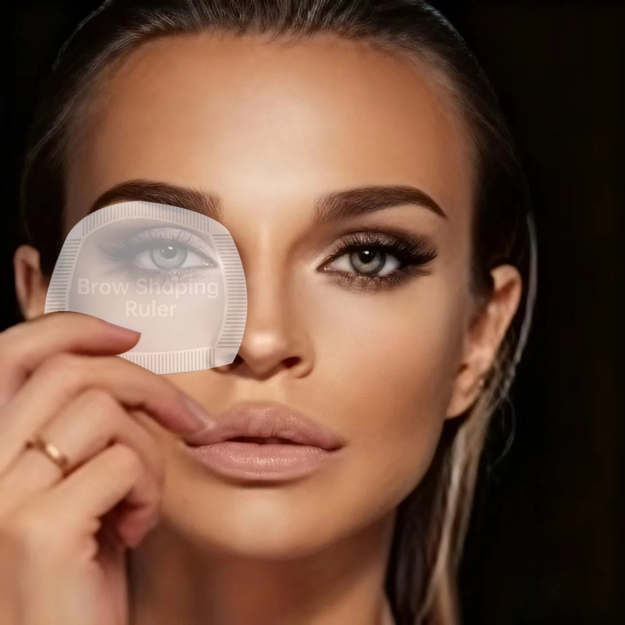 1PC Brow Mapping Ruler Eyebrow Shaping Ruler 1 Minute Fast Drawing Design Brow Easy Tool Microblading Permanent Mekup Stencils