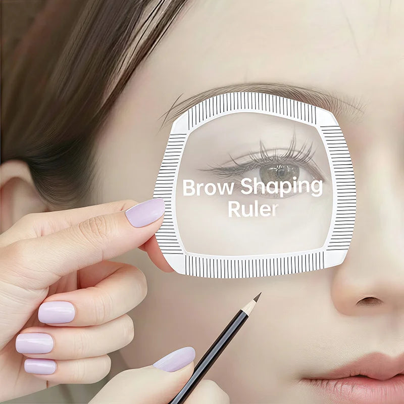 1PC Brow Mapping Ruler Eyebrow Shaping Ruler 1 Minute Fast Drawing Design Brow Easy Tool Microblading Permanent Mekup Stencils